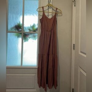 Lush Brown Maxi Dress